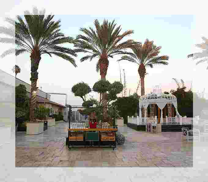 רחבת הגן בחופת שישי